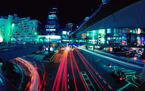 Fundal Neon City — Oraș neon Fundal