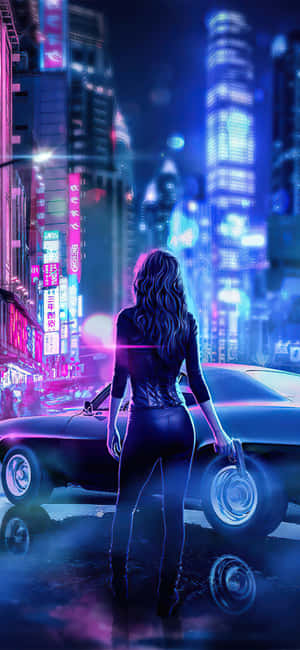 Neon Japonez — Redmi Note 15 Fundal