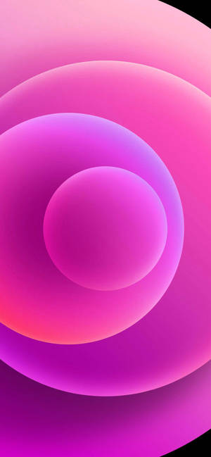 Orbe roz iPhone 12 wallpaper — iPhone 12 Fundal