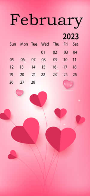 Calendar Februarie — Galaxy A07 Fundal
