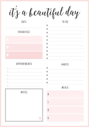 Imagini cu Planner — iPad Pro 11 Fundal
