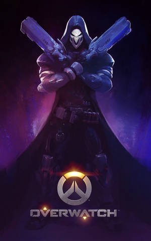 Overwatch telefon pistoale duble — Lenovo ThinkTab X11 Gen 1 Fundal
