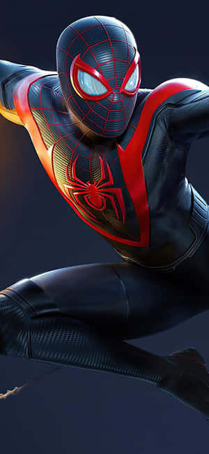 Miles Morales iPhone — Redmi Note 15 Pro Fundal