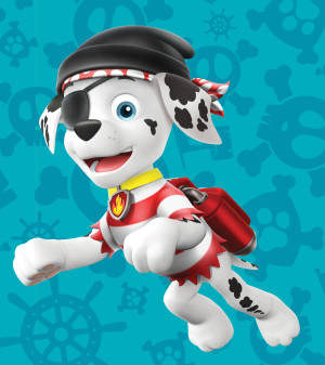 Fond de ecran Paw Patrol Pirat Marshall — Galaxy Z Fold Fundal