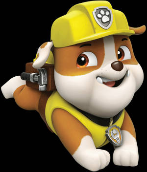 Wallpaper Paw Patrol Rubble Cu Trusa de Unelte — Motorola Razr Ultra 2026 Fundal