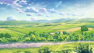 Fundal peisaj Anime — Peisaj anime GIF Fundal