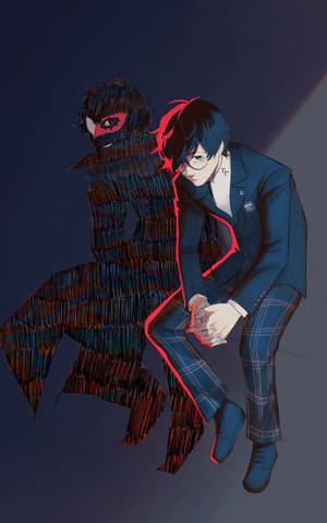 Fond de ecran Persona 5 Royal Joker în întuneric — Honor Pad 10 Fundal