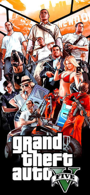 Iphone X Grand Theft Auto V Fundal — Redmi K Fundal
