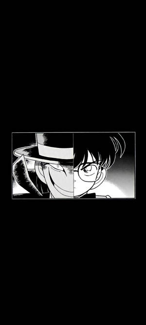 Conan Black Anime wallpaper — iPhone 14 Fundal