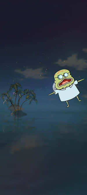 Poze Distractive SpongeBob — Moto E14 Fundal