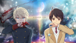 Imagine de fundal cu personaje anime Aldnoah Zero — Personaje naruto Fundal
