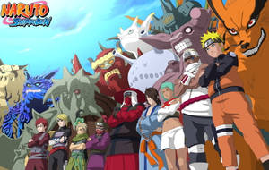 Personaje Naruto și Bestii cu Coadă — Cool naruto GIF Fundal