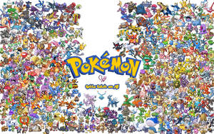 Fond de ecran pentru desktop cu personaje Pokémon drăguțe pentru mare, uscat, foc și aer.