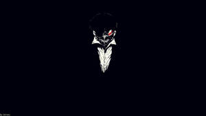 Fundal minimalist cu Ken din Tokyo Ghoul — Samurai japonez Fundal