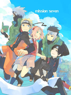 Personajele Naruto în Fan Art Estetic — Naruto estetic Fundal