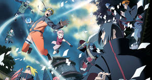 Personajele Naruto Konoha vs Akatsuki wallpaper — Personaje naruto Fundal