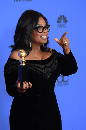 Tapet cu personalitatea TV Oprah Winfrey — 2:3 Fundal