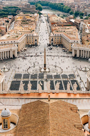Piața Sfântul Petru din Vatican — Xiaomi Pad Fundal