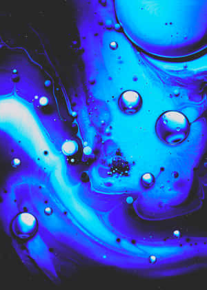 Trippy Blue — Oppo Pad 5 Mat Display Fundal