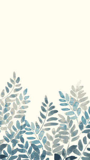 Pictură frunză pastel iPhone — Pastel iPhone Fundal