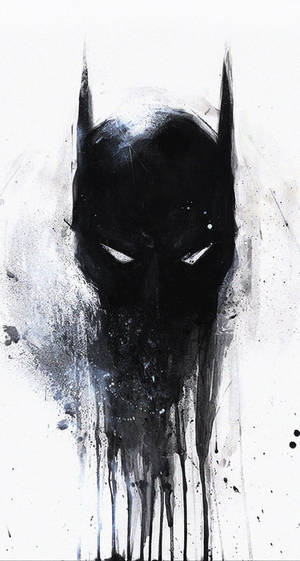 Tapet cu pictură topită Batman