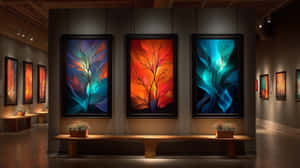 abstract,japonez,pictură,artă,galerie,expoziție,vibrant,modern,design,cultură,interior,decor,artă de pereți,contemporan,artă fină