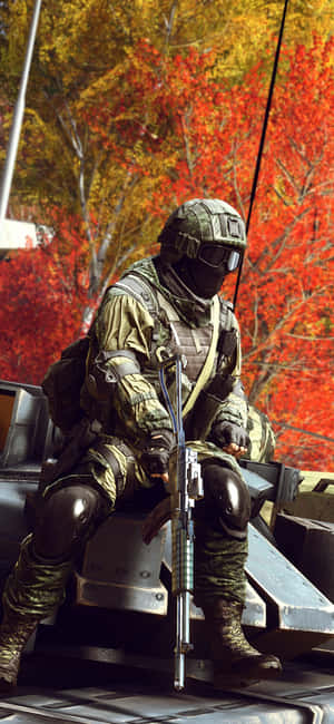 Fundal Iphone X Battlefield 4 — POCO X8 Fundal
