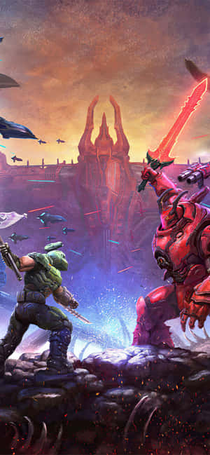 Doom Eternal iPhone — Redmi Note 15 Pro 4G Fundal