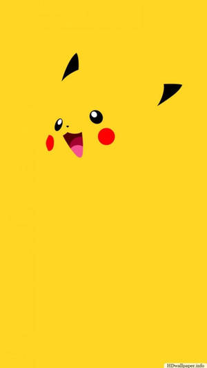 Pikachu In Yellow Iphone 6 — iPhone 6 Fundal