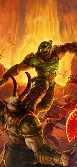 Pixel 3xl Doom Fundal — Honor X70 Refresh Fundal