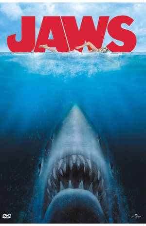 Tapet cu posterul filmului Jaws. — Honor MagicPad4 Fundal