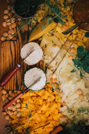 Fond de ecran platou delicios de brânză — 2:3 Fundal