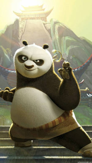 Po Kung Fu Panda iPhone 6 — iPhone 6 Fundal