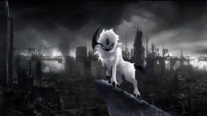 Fond de ecran Pokémon Absol întunecat anime — Anime negru Fundal