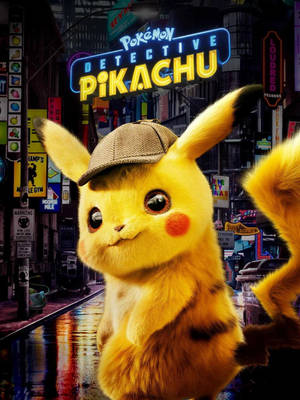 Pokemon Detective Pikachu Poster Film Stradă — Pikachu Fundal