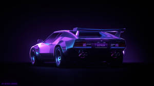 Pontiac mov estetic 4K mașină — Mașină 4K GIF Fundal