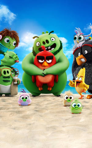 Porci și Păsări - Angry Birds Movie 2 — POCO Pad M1 Fundal