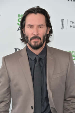 Portret Captivant al lui Keanu Reeves — Oppo Pad Mini Fundal