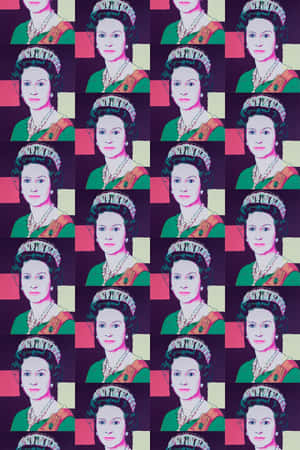 Portret captivant al Reginei Elizabeth — Huawei MatePad 11.5 (2025) Fundal