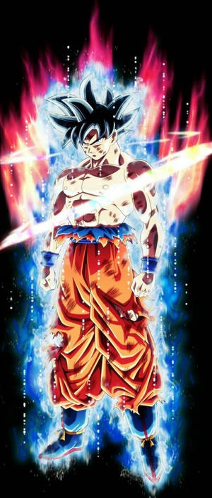 Portret Goku Ultra Instinct fundal de ecran — Galaxy Z Flip Fundal