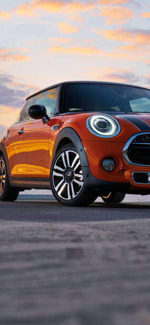 Fundal portret Mini Cooper — iPhone 12 Pro Fundal