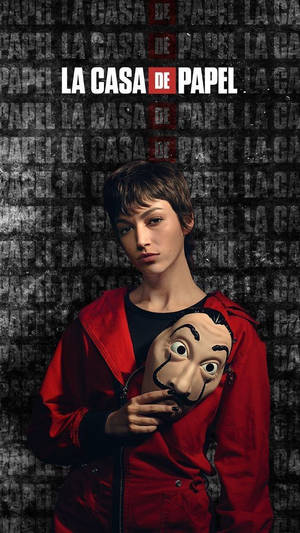 Portret Tokyo din Money Heist — Tokyo GIF Fundal