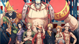 Poster cu Personajele One Piece pentru Desktop — One piece desktop Fundal