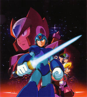 Fond de ecran poster joc Mega Man Xtreme 2 — Tecno Phantom V Fold2 Fundal
