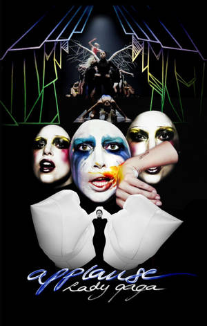 Tapet poster Lady Gaga Applause — Redmi Pad Fundal