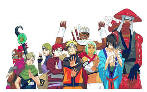 Tapet Poster Naruto Jinchuriki — Poster naruto Fundal