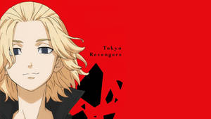 Poster roșu cu Mikey din Tokyo Revengers — Mikey Tokyo Revengers Fundal