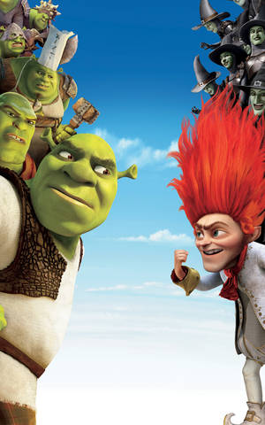 Shrek forever after poster wallpaper — Galaxy Tab S11 Ultra Fundal