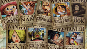 Pirații Pălăriei de Paie — One piece desktop Fundal