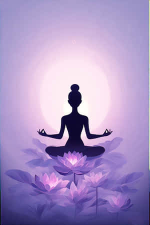 lavender, gradient, flori de lotus, calmant, senin, artă digitală, 4K — Gradient Fundal